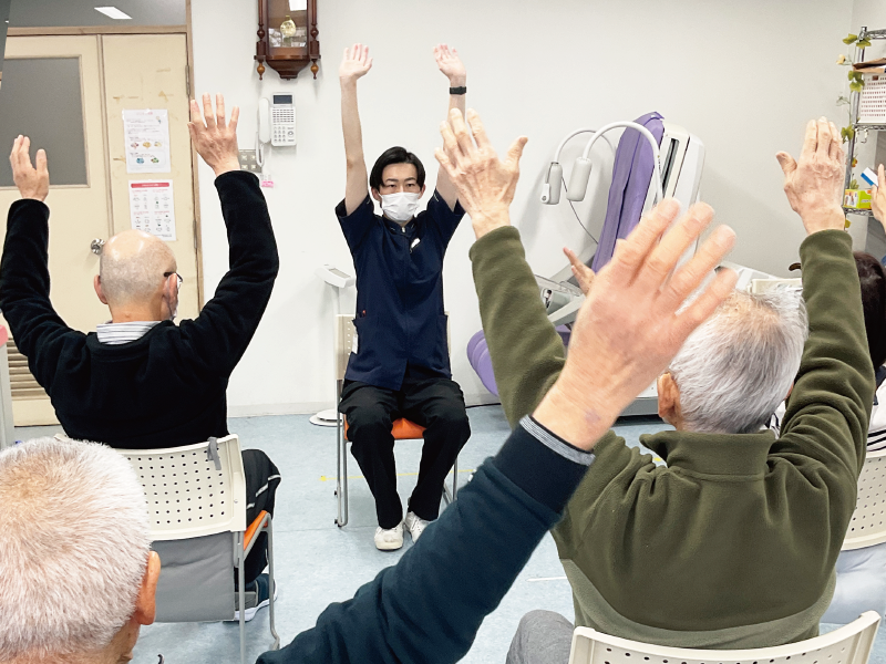 転倒予防と仲間づくり イメージ